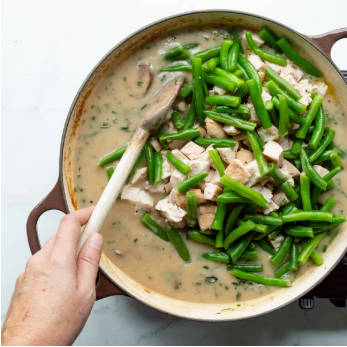 Add the Turkey and Vegetables