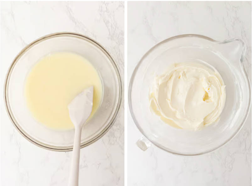 Step 3. Make the White Chocolate Cheesecake