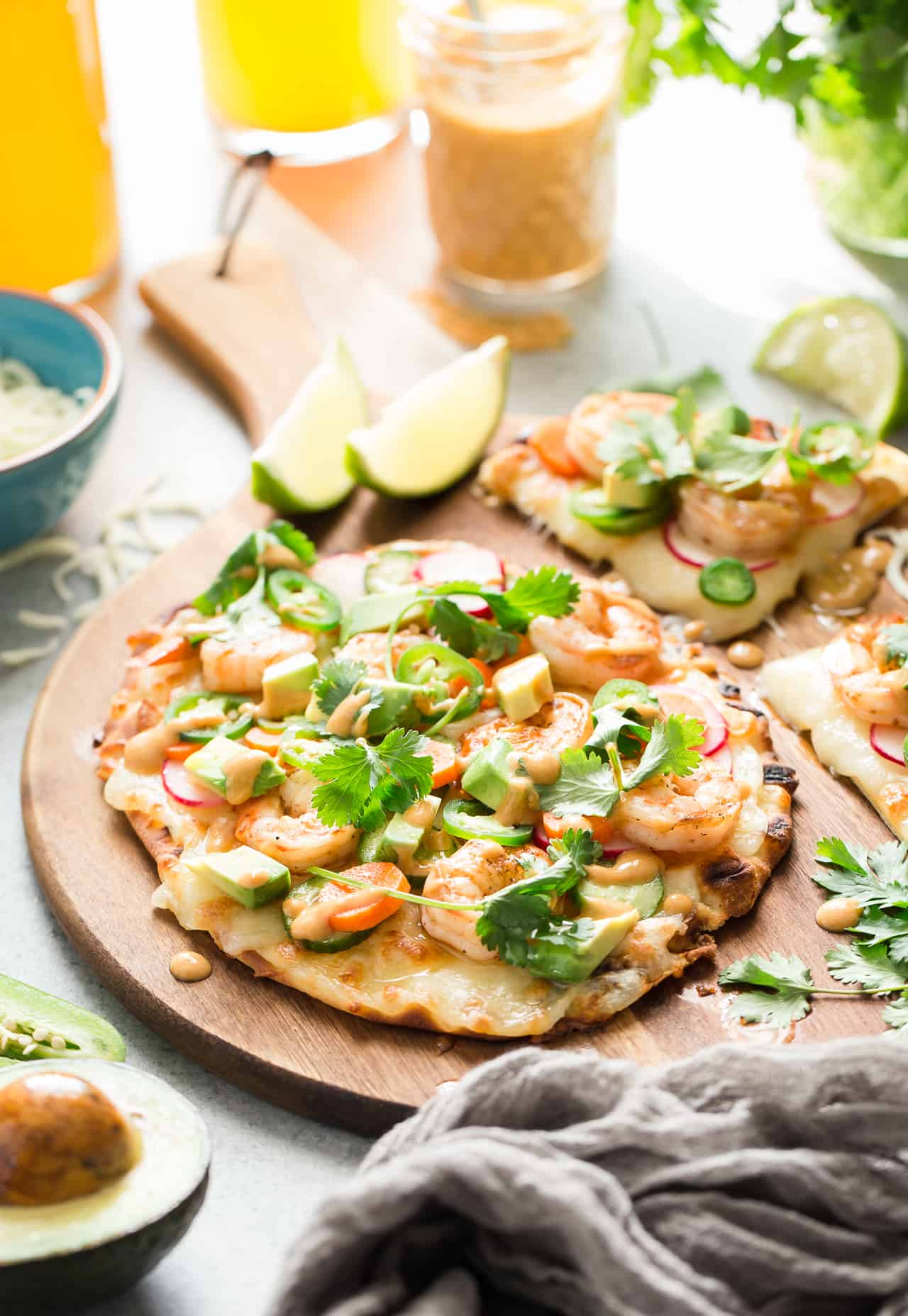 Watching the game while enjoying delicious food