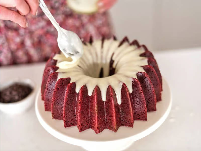 Valentine's Day Red Velvet Cake